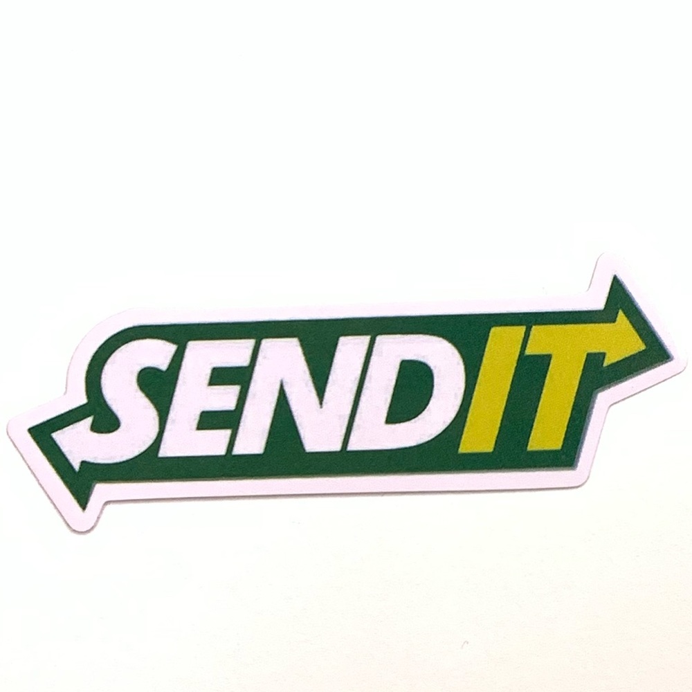 Send It Vinyl Sticker
